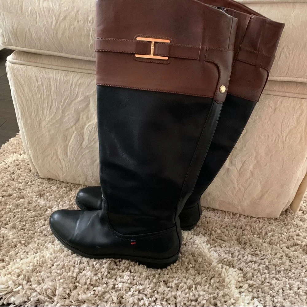 TOMMY HILFIGER TWO-TONE‎ BOOTS
